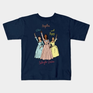 Hamilton - Schuyler Sisters Kids T-Shirt